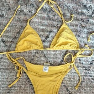 L Space yellow bikini